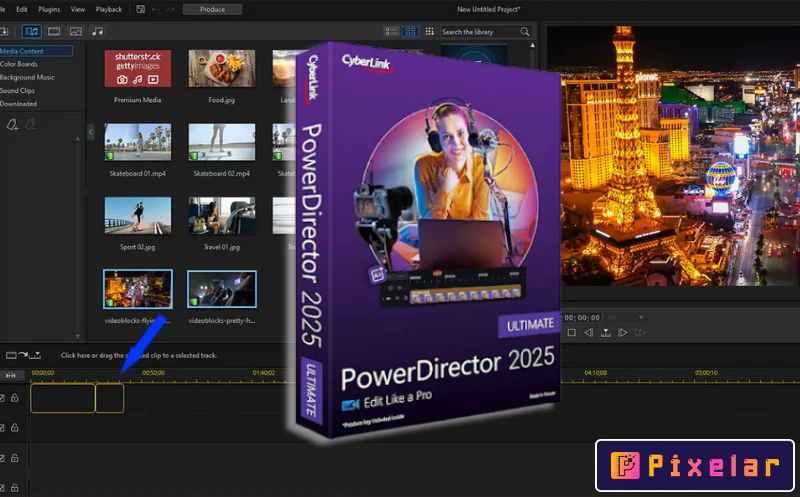 CyberLink PowerDirector Ultimate 2025 v23.3.1527.1 (Versión Completa)