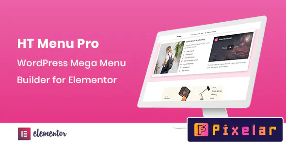 HT Menu Pro: Creador de megamenús de WordPress para Elementor