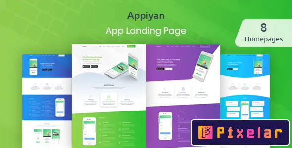 Appiyan - Plantilla HTML 5 para la página de aterrizaje de la aplicación