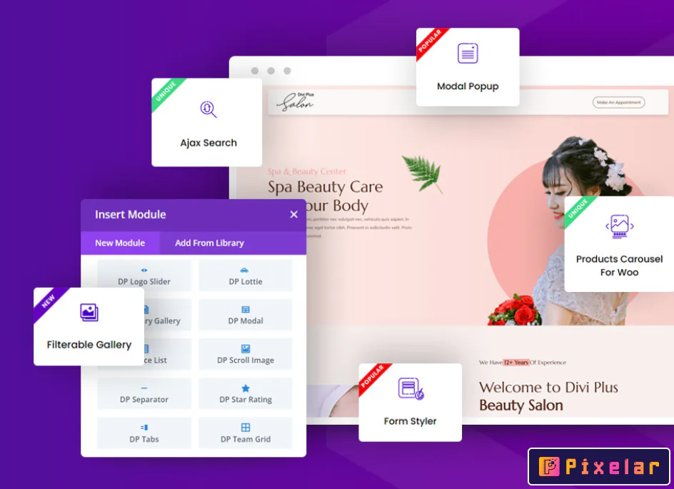 Divi Plus v1.14.0 - 50+ Módulos Avanzados para Potenciar el Constructor Divi