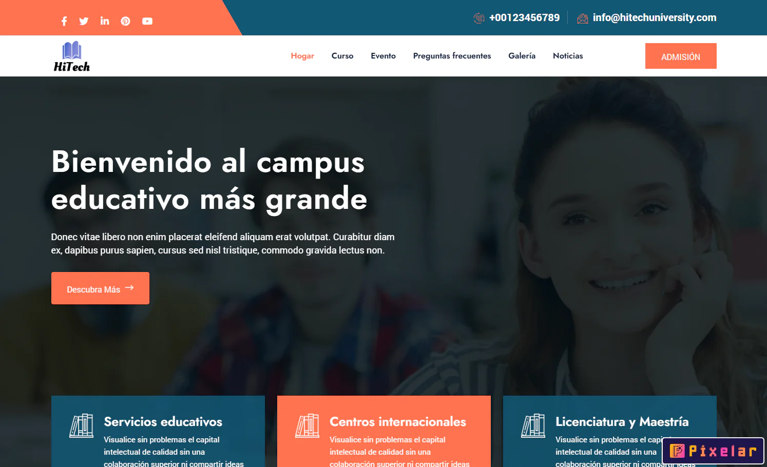 HiTech - Sistema de Gestión Universitaria y Educativa (Escuelas, Colegios e Institutos)