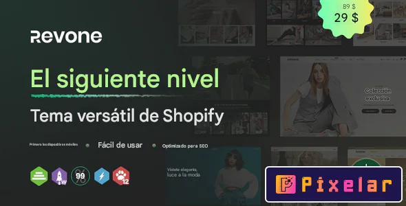 Revone - Tema Shopify de Próxima Generación para eCommerce Versátil y de Alto Impacto