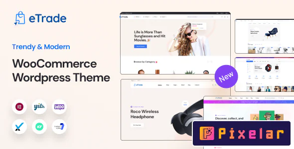 eTrade - Tema WooCommerce Multinicho para Tiendas Online Profesionales