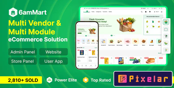 6amMart - aplicación de entrega de alimentos, comestibles, comercio electrónico, paquetes y farmacia