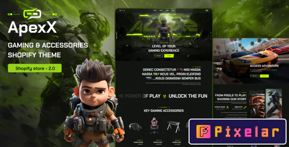 ApexX - El Tema de Shopify para Tiendas de Esports y Gaming