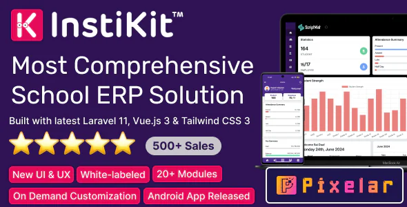 InstiKit School - Sistema de Gestión Escolar y ERP Integral para Instituciones Educativas