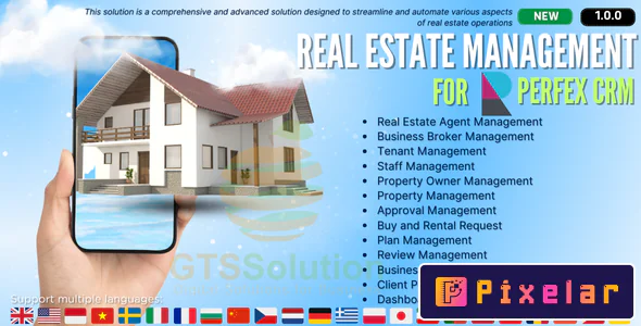 Módulo de Gestión Inmobiliaria para Perfex CRM