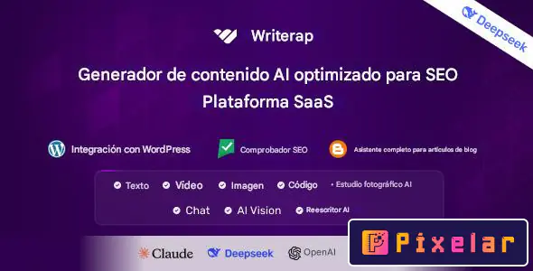 Writerap - Plataforma SaaS de Generación de Contenido con IA y Optimización SEO Avanzada