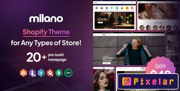 Milano - El Tema Multipropósito para Shopify OS 2.0