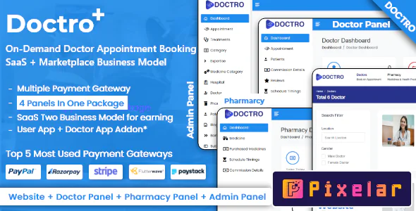 Doctro - Plataforma SaaS de Agendamiento Médico bajo Modelo Marketplace 🏥