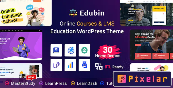 Edubin - Tema educativo de WordPress