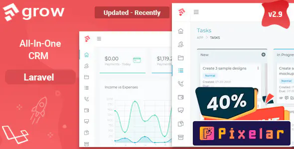 Grow CRM - Gestión de proyectos