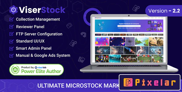 ViserStock - Plataforma Ultimate para Mercado de Microstock (Fotos, Vectores, Videos y Más)