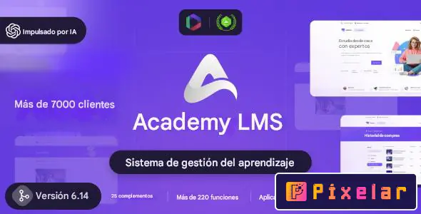 Academy LMS - Sistema Avanzado de Gestión de Aprendizaje (LMS) para Cursos Online