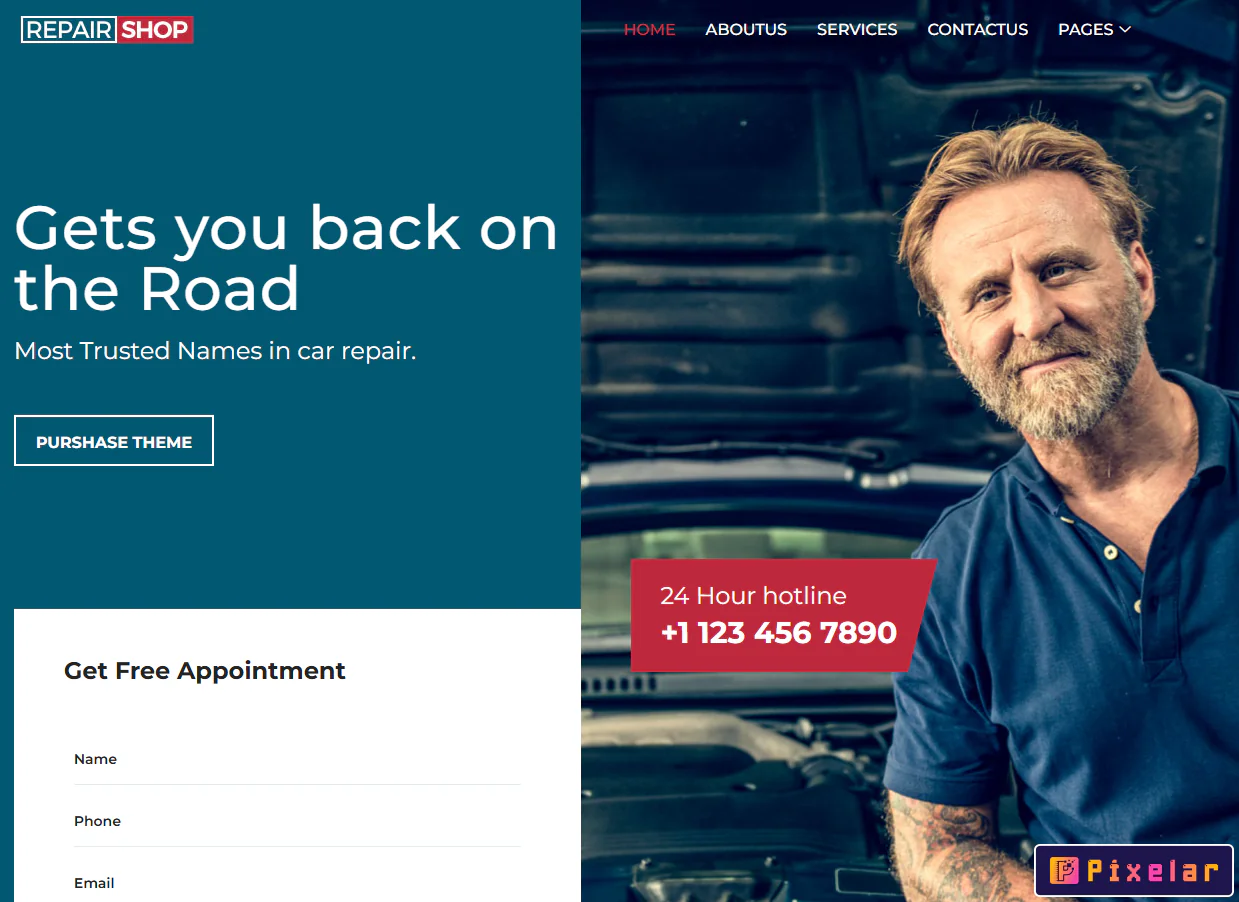 Repair Shop - Kit de Plantillas Elementor para Servicios Técnicos y Reparación