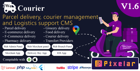 We Courier - Sistema Integral de Gestión Logística y Mensajería con App para Repartidores y Comercio
