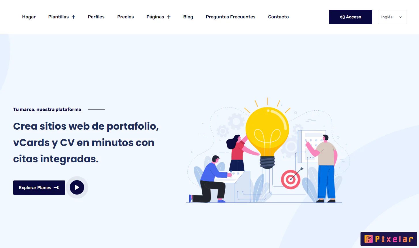 Profilex - Creador de Sitios Web de Portafolio Multi-Tenant con Módulo de Citas (SAAS) 🌐💼