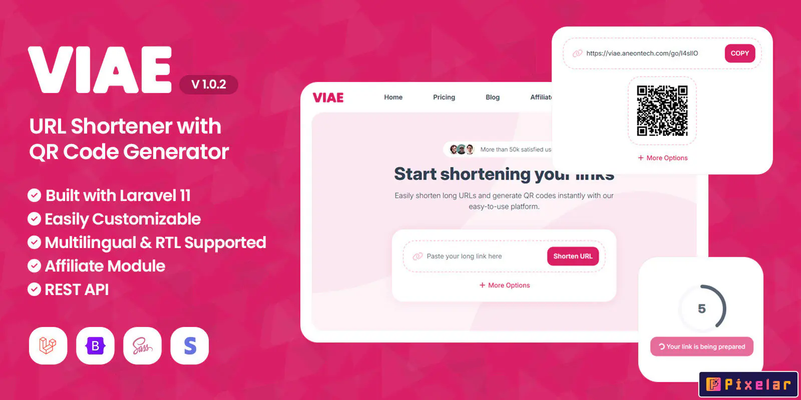 Viae - Plataforma Profesional de Acortamiento de Enlaces y Generación de Códigos QR