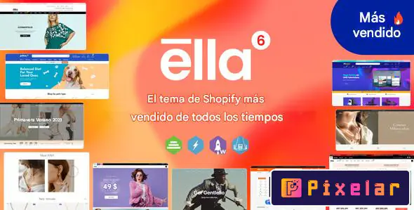 Ella - Tema Multiusos para Shopify OS 2.0 (Moda, Electrónica, Belleza y más)