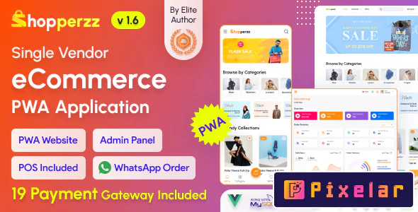 Shopperzz - CMS de comercio electrónico PWA con TPV y pedidos por WhatsApp | Gestión de inventario