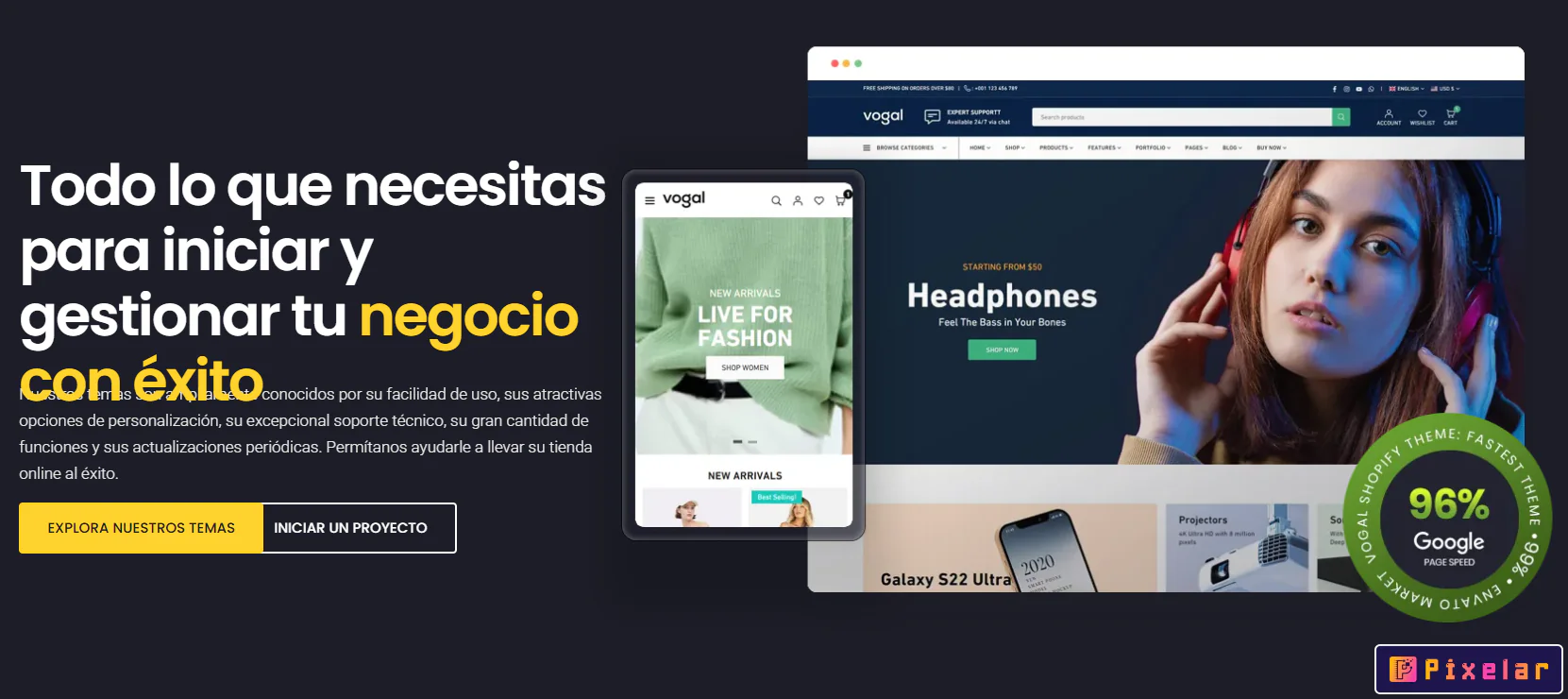 Avone - Tema Multipropósito para Shopify OS 2.0 (Ultra Rápido y Personalizable) 🚀🛒