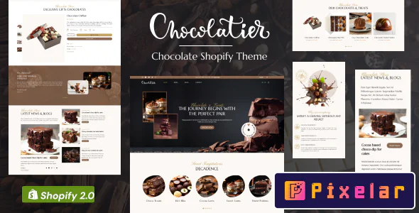 Chocolatier - El Tema de Shopify para Tiendas de Chocolate