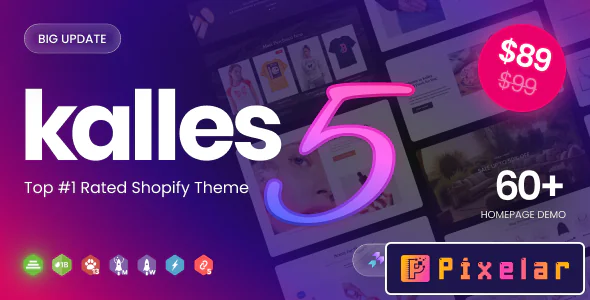 Kalles - El Tema de Shopify Versátil, Limpio y con Soporte RTL