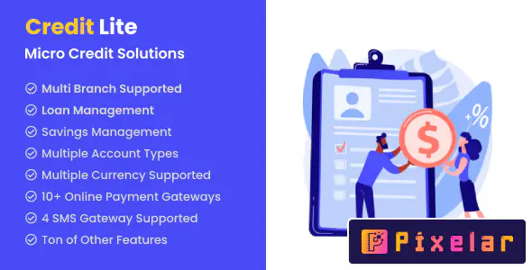 Credit Lite - Sistema de gestión de préstamos y ahorros para múltiples sucursales