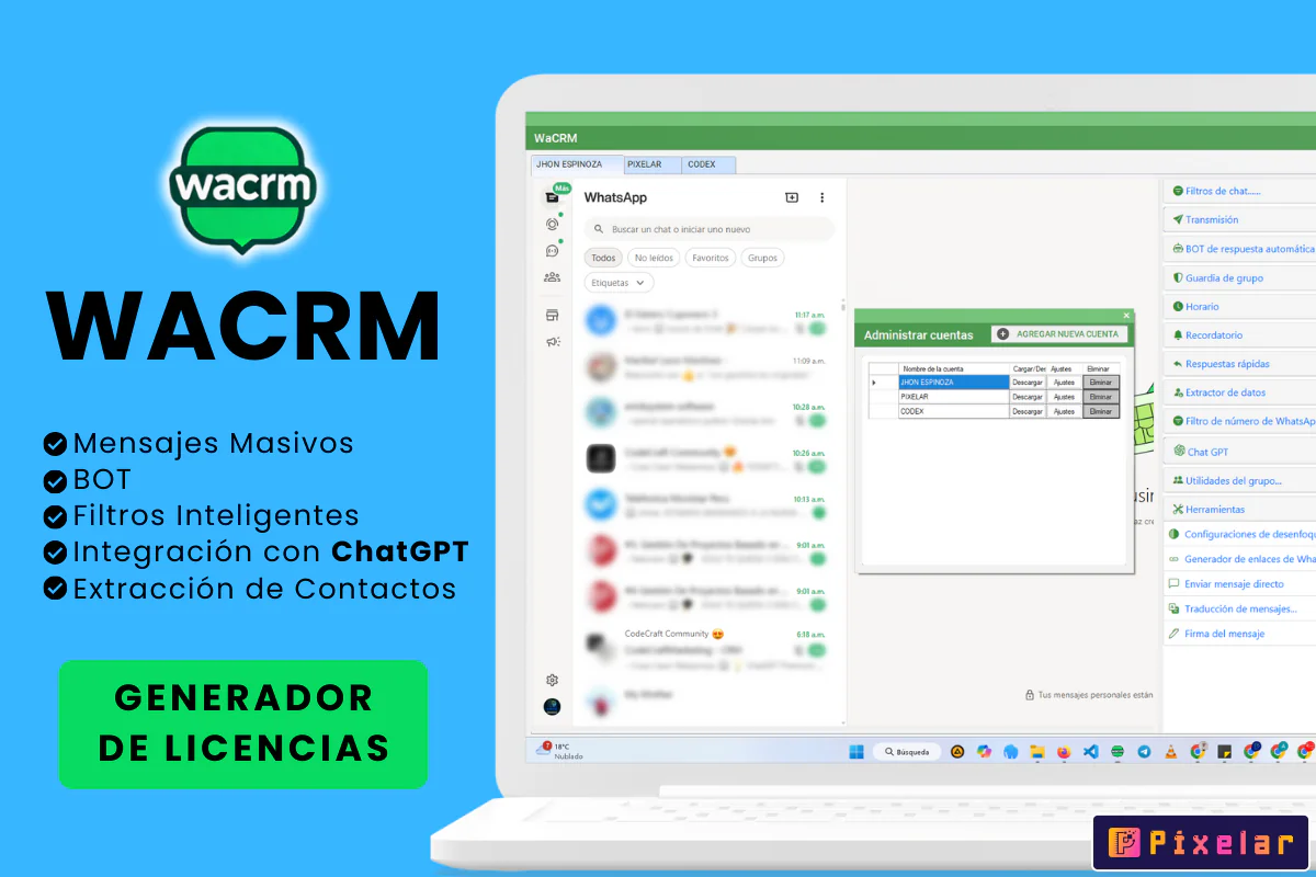 WACRM - La Oportunidad de Negocio con Licencias de Por Vida