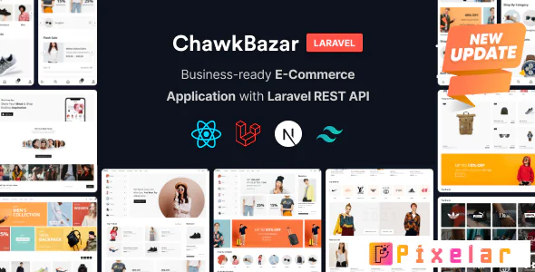 ChawkBazar Laravel - React, Next, API REST Comercio electrónico con múltiples proveedores