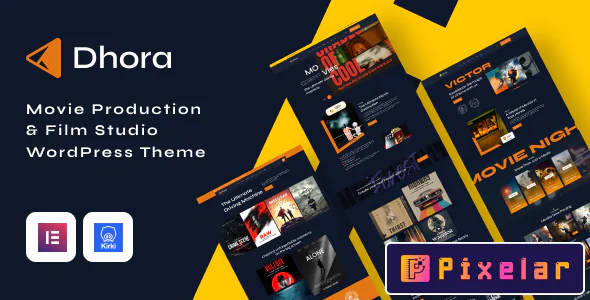 Dhora – Tema de WordPress para producción y estudio cinematográfico