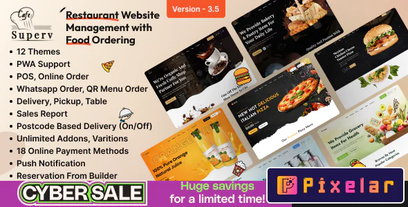 Superv - Sistema de Gestión de Sitios Web para Restaurantes y Pedidos de Comida 🍕💻