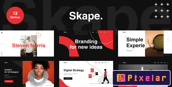 Skape - Plantilla HTML de Agencia Creativa y Portafolio para Desarrolladores y Freelancers