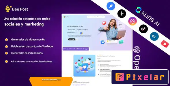 BeePost - Plataforma SaaS de Gestión de Redes Sociales y Creación de Contenido con IA