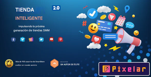 SmartStore - Plataforma SaaS Todo-en-Uno para Tiendas de Servicios SMM (Social Media Marketing)