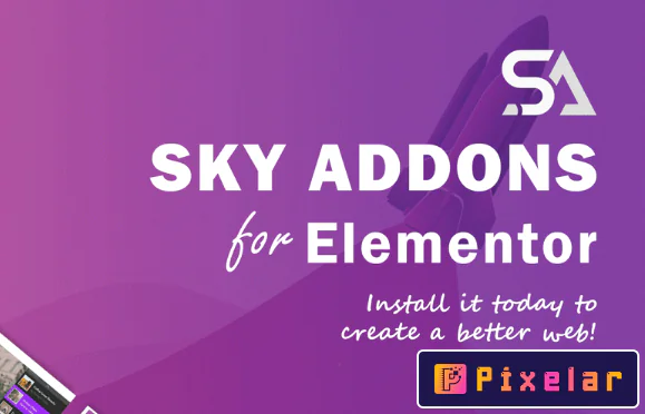 Sky Addons - complemento para WordPress para la creación de páginas Elementor
