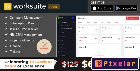 Worksuite Saas - Sistema de gestión de proyectos