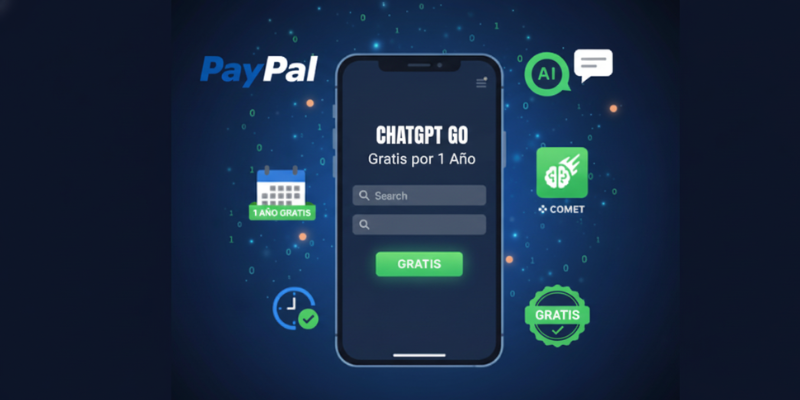 OBTÉN CHATGPT GO GRATIS POR 1 AÑO CON PAYPAL - EL MÉTODO SECRETO
